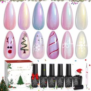 imageBeetles Blooming Gel  Hema Free Clear Blossom Blooming Gel Polish for Spreading Effect DIY Watercolor Floral Print Soak off U V LED Lamp Cure Nail Diy Manicure Art Design GiftDreamscape in Snow