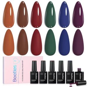 imageBeetles Blooming Gel  Hema Free Clear Blossom Blooming Gel Polish for Spreading Effect DIY Watercolor Floral Print Soak off U V LED Lamp Cure Nail Diy Manicure Art Design Gift000Twilight Grove Whisper