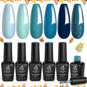 imageBeetles Blooming Gel  Hema Free Clear Blossom Blooming Gel Polish for Spreading Effect DIY Watercolor Floral Print Soak off U V LED Lamp Cure Nail Diy Manicure Art Design GiftATeal nail art Iceland Theme