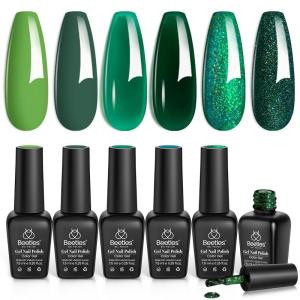 imageBeetles Blooming Gel  Hema Free Clear Blossom Blooming Gel Polish for Spreading Effect DIY Watercolor Floral Print Soak off U V LED Lamp Cure Nail Diy Manicure Art Design Gift00Green Teal