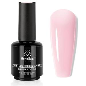imageBeetles Milky White Rubber Base Gel Polish For Nail Thickening 15ml Milky White Gel Polish Nail Strengthener Extension Color Base Gel In A Bottle UV LED Nail Lamp CuredYPorcelain Doll