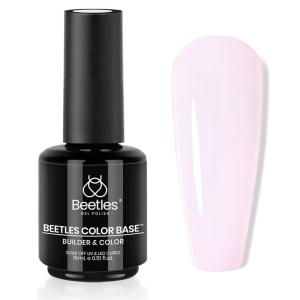 imageBeetles Milky White Rubber Base Gel Polish For Nail Thickening 15ml Milky White Gel Polish Nail Strengthener Extension Color Base Gel In A Bottle UV LED Nail Lamp CuredSubtle Elegance