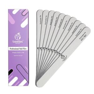 imageBeetles Nail Glue with Glue Remover Kit 2  10ML Super Strong Easy to Remove Off Fake Nails Adhesive Remover with Cuticle Pusher10 PCS Professional Nail File