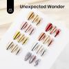 imageBeetles 3D Nail Art Brushes Dualended Silicone Manicure Tool Gold Chrome Nail Powder 15mm Liner Brush Dotting Tool with Flowers Bowknot Mold Pearls for 3D Manicure Design Carving Drawing EffectAUnexpected Wonder