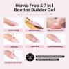 imageBeetles Builder Gel SetSoft Nude Whisper 6 Colors 8 in 1 Strengthening Apex Building Nail Extension for Beginners DIY Salon at HomeNude Builder Nail GelUV ampamp LED Lamp Needed0HEMAFree Blush Whisper
