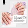 imageBeetles Builder Gel for Nails 7 in 1 Builder Fall Nails Gel Color Nude Brown for Nails Extension ampamp Building Apex Strengthen Thin Nails DIY Salon at Home Nail Art UV ampamp LED Lamp Needed Gift for WomenClear Color2 Liner Brush