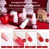 imageBeetles Christmas Dip Powder Nail Kit 6 Colors Red Glitter Dipping Powder No Need Nail Lamp Cured Manicure DIY Salon Gift for Girls Women00Candy Cane