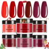 imageBeetles Christmas Dip Powder Nail Kit 6 Colors Red Glitter Dipping Powder No Need Nail Lamp Cured Manicure DIY Salon Gift for Girls WomenRuby Preface