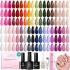 imageBeetles Christmas Gel Nail Polish Set  Christmas Spectrum Red Green Glitter Gel Polish 36 Colors Soak Off UV LED Winter Long Lasting Nail Gel Kit for Manicure Gifts for Women00 Colorful Muse