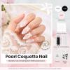 imageBeetles Christmas Gift Gel Nail Polish Set Wedding Nail Lace Poem Beetles X DIY Nail Trend Kit with Bow Pearl Lace Transfer Stickers and Manicure Tools Gifts for Women