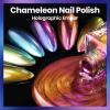 imageBeetles Chrome Nail Polish Set  Chameleon Holographic Ember 6 Colors Quick Fast Dry Metallic Nail Polish Long Lasting DIY Fingernail Art Home Salon Christmas Gifts for Girls WomenHolographic Ember