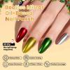 imageBeetles Chrome Nail Polish Set  Chameleon Holographic Ember 6 Colors Quick Fast Dry Metallic Nail Polish Long Lasting DIY Fingernail Art Home Salon Christmas Gifts for Girls WomenJingle Jewels