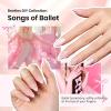 imageBeetles Gel Nail Polish Gift Set Beetles X DIY Nail Songs of Ballet Nail Trend Set Pearl nail polish with Nail Charm Ribbon Bow Pearls French Stickers DIY Collection home Salon Gift for Women
