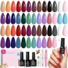 imageBeetles Gel Nail Polish Set 25 Colors Color Dairy Polish Kit Nude Black Brown Red Color Gel Nails with Base Coat Glossy ampamp Matte Top Coat Colorful Bottles UV Led Soak Off Gifts for Women1Urban Rhythm