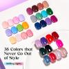 imageBeetles Gel Nail Polish Set 25 Colors Color Dairy Polish Kit Nude Black Brown Red Color Gel Nails with Base Coat Glossy ampamp Matte Top Coat Colorful Bottles UV Led Soak Off Gifts for Women00 Shifting Lights
