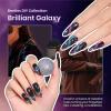 imageBeetles Gift Gel Nail Polish Set Cat Eye Black Gel Polish Brilliant Galaxy Nail with Base ampamp Top Coat Star Stickers Magnet Tweezers DIY Series Color Nail Trend Set Manicure