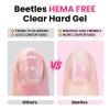 imageBeetles HEMAFree Hard Gel SetDewy Breeze 05 oz Mini Size 9 in 1 Nail Extension Sculpting Apex Building for FirstTime Users ProfessionalsClear Builder Nails Gel UV ampamp LED Lamp Needed212 ozClear
