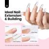 imageBeetles HEMAFree Hard Gel SetDewy Breeze 05 oz Mini Size 9 in 1 Nail Extension Sculpting Apex Building for FirstTime Users ProfessionalsClear Builder Nails Gel UV ampamp LED Lamp Needed05 ozClear