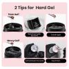 imageBeetles Hard Gel for Nails Kit Classic Neutral 3 Colors 9 in 1 Nail Extension Sculpting High Hardness for Salon Professionals Nude ampamp Clear Builder Nail Gel UV ampamp LED CuredPink