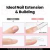 imageBeetles Hard Gel for Nails Kit Classic Neutral 3 Colors 9 in 1 Nail Extension Sculpting High Hardness for Salon Professionals Nude ampamp Clear Builder Nail Gel UV ampamp LED CuredPink