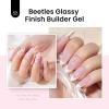 imageBeetles Hard Gel for Nails Kit Classic Neutral 3 Colors 9 in 1 Nail Extension Sculpting High Hardness for Salon Professionals Nude ampamp Clear Builder Nail Gel UV ampamp LED CuredBuilder Sculpture Gel KitLong Square Tips