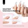 imageBeetles Hard Gel for Nails Kit Classic Neutral 3 Colors 9 in 1 Nail Extension Sculpting High Hardness for Salon Professionals Nude ampamp Clear Builder Nail Gel UV ampamp LED CuredJelly White Sculpted Gel30g
