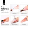 imageBeetles Nail Extension Gel 60g Clear Builder Nail Gel Nail Art Design Nail Enhancement Gel for Beginner ampamp Professional Easy DIY Fall Nails at Home Salon Manicure for Women UV ampamp LED Lamp Needed0Clear20New upgrade