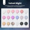 imageBeetles Nail Extension Gel Kit with Mini UV LED Nail Lamp Frosted Grape 6 Colors Poly Nail Gel Kit with Base Top Coat Beginners DIY Home Salon Gift for Women Fall Winter Nails UV ampamp LED CuredVelvet Night