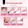 imageBeetles Nail Extension Gel Kit with Mini UV LED Nail Lamp Frosted Grape 6 Colors Poly Nail Gel Kit with Base Top Coat Beginners DIY Home Salon Gift for Women Fall Winter Nails UV ampamp LED Cured0 2025 New 6 Colors Starlit Joy