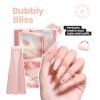 imageBeetles Nail Polish  Jelly White Nail Polish Natural Blue Glitter Nail Concealer Fast Dry Quick Milky White Nail Strengthener and Growth Treatment for Thin and Damaged Nails051 FL OZBubbly Bliss