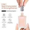imageBeetles Nail Polish  Jelly White Nail Polish Natural Blue Glitter Nail Concealer Fast Dry Quick Milky White Nail Strengthener and Growth Treatment for Thin and Damaged Nails051 FL OZIncognito