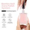 imageBeetles Nail Polish  Jelly White Nail Polish Natural Blue Glitter Nail Concealer Fast Dry Quick Milky White Nail Strengthener and Growth Treatment for Thin and Damaged Nails051 FL OZPink Jelly