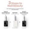 imageBeetles Nail Polish  Jelly White Nail Polish Natural Blue Glitter Nail Concealer Fast Dry Quick Milky White Nail Strengthener and Growth Treatment for Thin and Damaged Nails051 FL OZMilk cheese