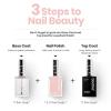 imageBeetles Nail Polish  Jelly White Nail Polish Natural Blue Glitter Nail Concealer Fast Dry Quick Milky White Nail Strengthener and Growth Treatment for Thin and Damaged Nails051 FL OZPink Jelly