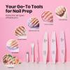imageBeetles Nail Prep Kit Nail Dehydrator and Primer Cuticle Oil Cuticle Remover 4PCS 75ML Nails Care Tool Kit with Cuticles Pusher Nails Files Clippers Dust Brush 6PCS Manicure Tools for Gel Polish10pcs Manicure Kit