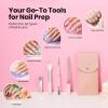 imageBeetles Nail Prep Kit Nail Dehydrator and Primer Cuticle Oil Cuticle Remover 4PCS 75ML Nails Care Tool Kit with Cuticles Pusher Nails Files Clippers Dust Brush 6PCS Manicure Tools for Gel Polish6pcs Manicure Kit