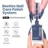 imageBeetles Non Acetone Nail Polish Remover  406Fl Oz120ML Nourishing Formula Acetone Free Nail Polish Remover  NonDrying  Professional Controllable Quick ampamp Gentle Removal for Natural Damaged NailSteady Pace