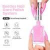 imageBeetles Pink Nail Polish Quick Dry  Hot Pink  Bonbon Candy  Inspired 05 Fl Oz 15ml Full SizeLong Lasting Formula for SalonQuality Nail Art Design ampamp Gift for WomenBonbon Pink