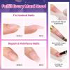 imageBeetles Poly Nail Extension Gel Kit 4 Colors Pink White Poly Nail Gel Builder Nail Gel with Poly Brush ampamp Slip Solution Nail Salon All In 1 Kit Christmas Gift for Women UV ampamp LED NeededRomantic Night
