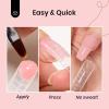 imageBeetles Poly Nail Extension Gel Kit 4 Colors Pink White Poly Nail Gel Builder Nail Gel with Poly Brush ampamp Slip Solution Nail Salon All In 1 Kit Christmas Gift for Women UV ampamp LED NeededGentle Simplicity