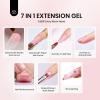 imageBeetles Poly Nail Gel Set  6 Colors Jelly Nude Pink Builder Nail Enhancement for Beginner ampamp Professional Nail Extension Kit DIY Home for Women Girls UV ampamp LED Needed02Jelly Nude Colors