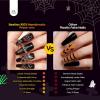 imageBeetles Press On Nails Kit  Creamy Drizzle  720Pcs 24 Colors Short Square Press On Nails  15 Sizes French Glossy Glitter Jelly With Nail Glue ampamp Nail Tabs Stickers Fake Nails Kit Art For WomenWHalloween Mystic Glow