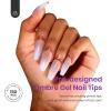 imageBeetles Press on Nails 150 PCS 4 in 1 Ombre Gel Nail Tips Rosy Brown Medium Coffin Press ons Preapplied Primer ampamp Base Coat Glue on Nail Tips No Need to File Fake Nails DIY Nails Gift for Women32150 Pcs Medium Coffin Preapplied Tips
