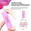 imageBeetles Pro 10Pcs Nail Buffer  Professional 100 Grit Sanding Blocks Nail Files and Buffers 4Sided Pink Nails Files for Acrylic Gel ampamp Natural Nails  Salon Quality Manicure Tool10 Pcs Nail Buffer Block 100 Grit