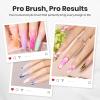 imageBeetles Pro 1Pcs Acrylic Nail Brush  Professional Pure Kolinsky Bristles Acrylic Brushes for Nails Metallic Nail Art Brushes for Nails Extension Gel 3D Carving  Salon Quality Manicure Tool 10Pro Acrylic Nail Brush 12