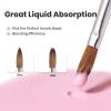 imageBeetles Pro 1Pcs Acrylic Nail Brush  Professional Pure Kolinsky Bristles Acrylic Brushes for Nails Metallic Nail Art Brushes for Nails Extension Gel 3D Carving  Salon Quality Manicure Tool 10Pro Acrylic Nail Brush 10
