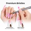 imageBeetles Pro 1Pcs Acrylic Nail Brush  Professional Pure Kolinsky Bristles Acrylic Brushes for Nails Metallic Nail Art Brushes for Nails Extension Gel 3D Carving  Salon Quality Manicure Tool 10Pro Acrylic Nail Brush 12