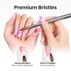 imageBeetles Pro 1Pcs Acrylic Nail Brush  Professional Pure Kolinsky Bristles Acrylic Brushes for Nails Metallic Nail Art Brushes for Nails Extension Gel 3D Carving  Salon Quality Manicure Tool 10Pro Acrylic Nail Brush 10