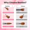 imageBeetles Pro 1Pcs Acrylic Nail Brush  Professional Pure Kolinsky Bristles Acrylic Brushes for Nails Metallic Nail Art Brushes for Nails Extension Gel 3D Carving  Salon Quality Manicure Tool 10Beginner Acrylic Nail Brush 10