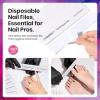 imageBeetles Pro 3Pcs Nail File  Professional 1Pcs Reusable Peel and Stick File Core with 2Pcs 100180 Grit Nail Files Replaceable Emery Boards Shaper Files for Acrylic Gel ampamp Natural Nails Manicure Tool10 Pcs Nail Files